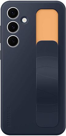 Чехол Samsung Standing Grip Case Galaxy S24 FE темно-синий Фото 2
