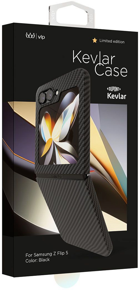 Чехол VLP Чехол VLP Kevlar Case для Z Flip5 черный фото 5