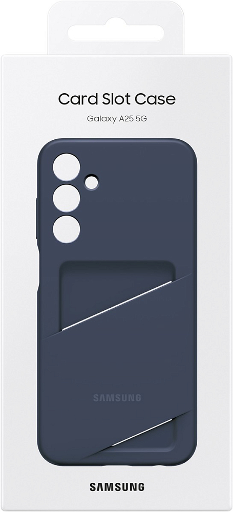 Чехол Samsung Card Slot Case A25 синий EF-OA256TBEGRU - фото 7