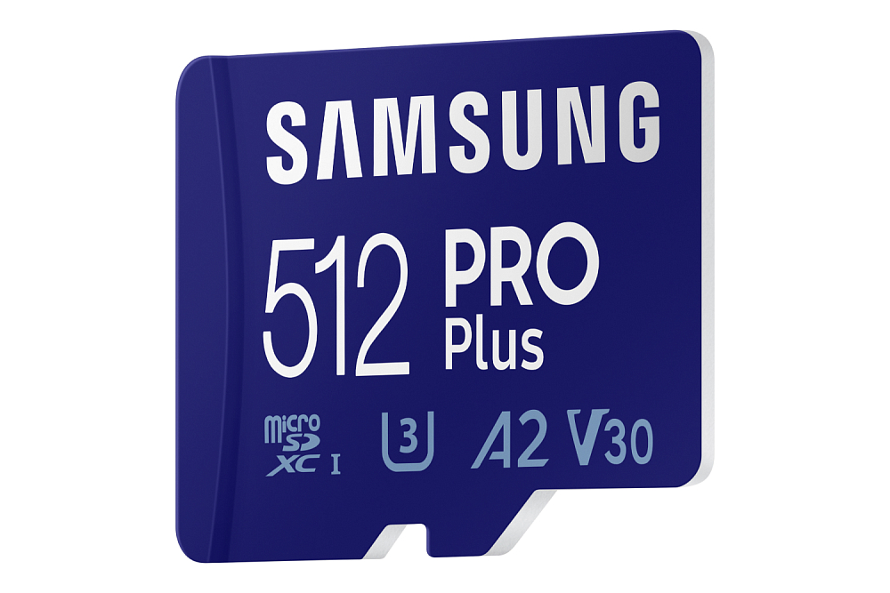 Карта памяти Samsung MicroSDXC PRO Plus 512 ГБ MB-MD512KA/APC, цвет синий MB-MD512KA/APC - фото 3