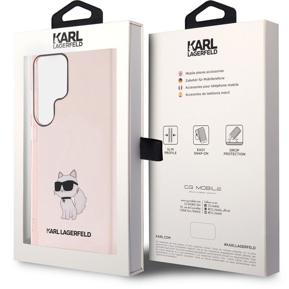 Чехол Karl Lagerfeld NFT Choupette для Galaxy S24 Ultra прозрачный фото 5