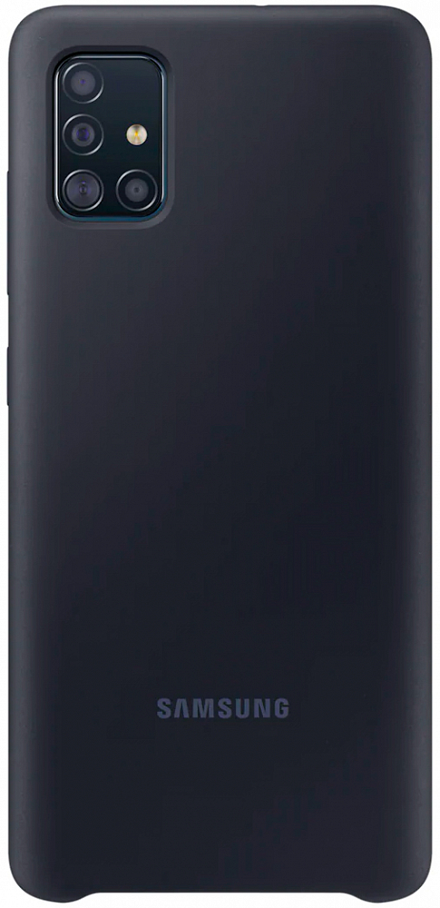 Чехол Samsung Silicone Cover для Galaxy A51 черный