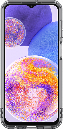 Чехол Samsung Soft Clear Cover A23 черный Фото 2