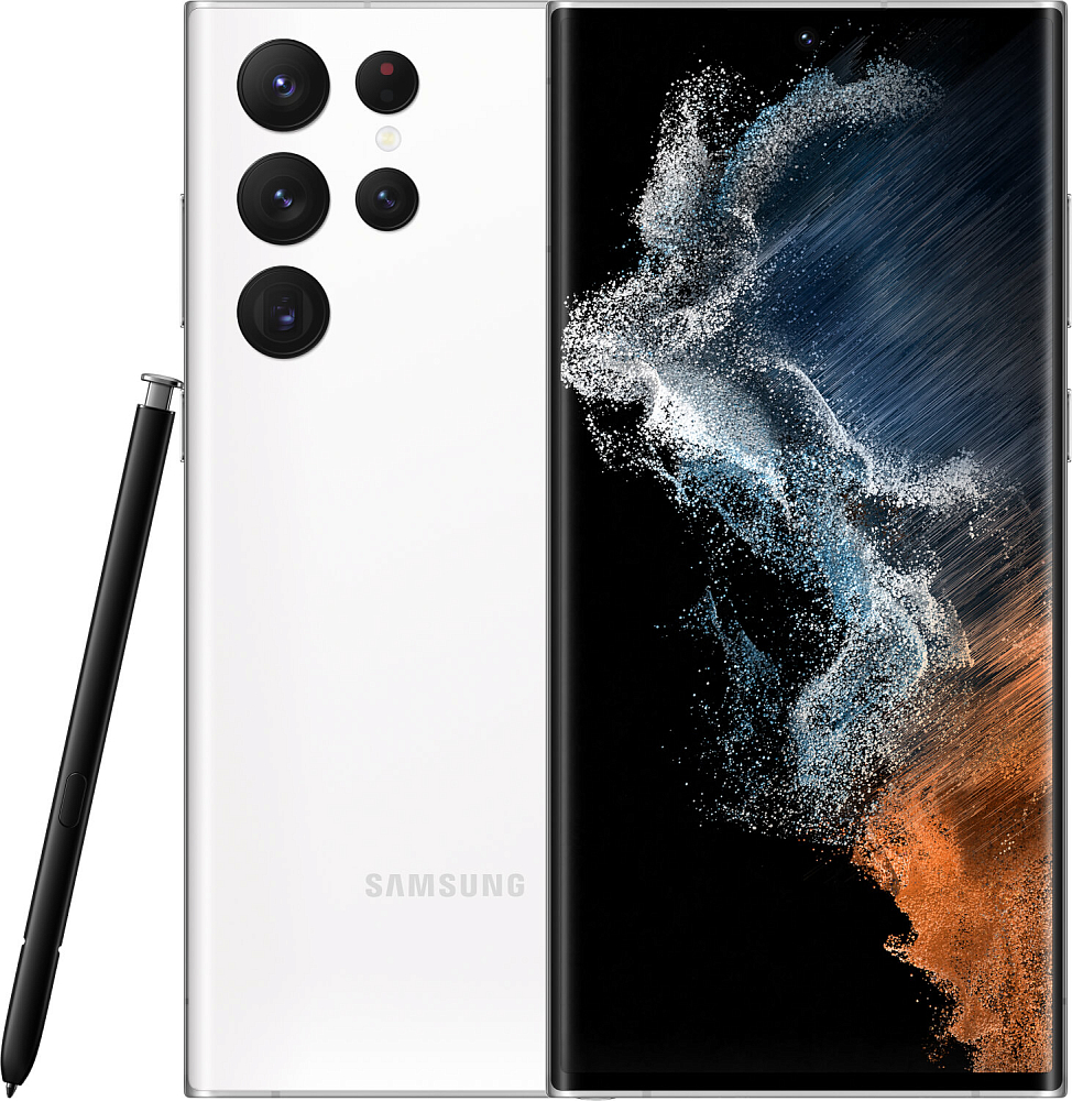 Смартфон Samsung Galaxy S22 Ultra 512 ГБ белый фантом (SM-S908BZWHCAU) SM-S908BZWHSER Galaxy S22 Ultra 512 ГБ белый фантом (SM-S908BZWHCAU) - фото 1