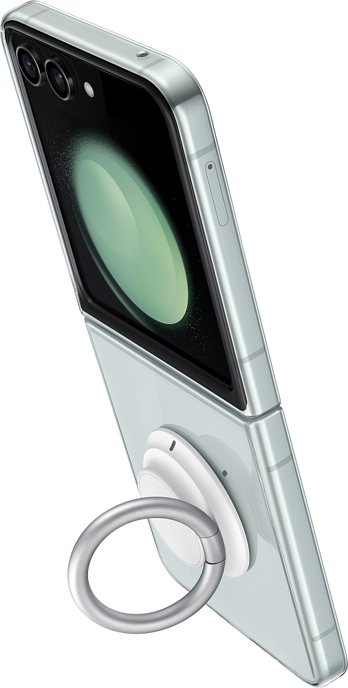 Чехол Samsung Clear Gadget Case Z Flip5 прозрачный EF-XF731CTEGRU - фото 7