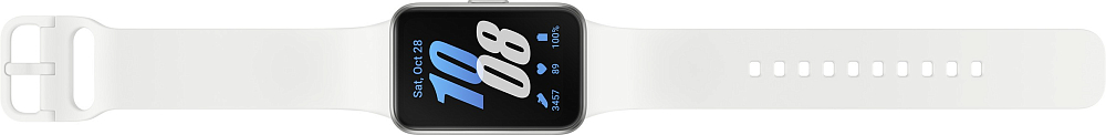 Смарт-часы Samsung Galaxy Fit3 серебристый SM-R390NZSIL1S - фото 4