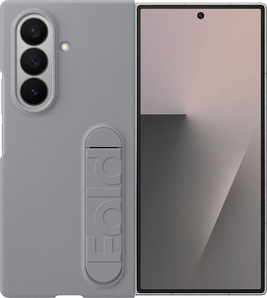 

Чехол Samsung Silicone Case для Z Fold7 серый, Silicone Case для Z Fold7 серый