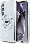 Чехол Karl Lagerfeld NFT Choupette MagSafe для Galaxy S25+ прозрачный