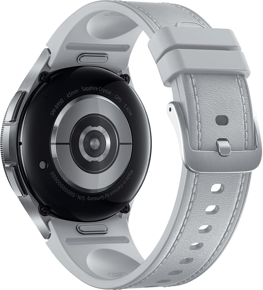 Смарт-часы Samsung Galaxy Watch6 Classic, 43 мм серебро (SM-R950NZSACIS) SM-R950NZ43SILWF1S, цвет серебристый Galaxy Watch6 Classic, 43 мм серебро (SM-R950NZSACIS) - фото 3