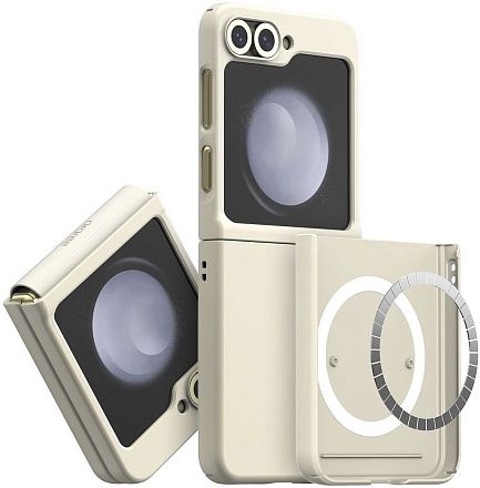 Чехол Araree Aero Flex M для Galaxy Z Flip6 кремовый