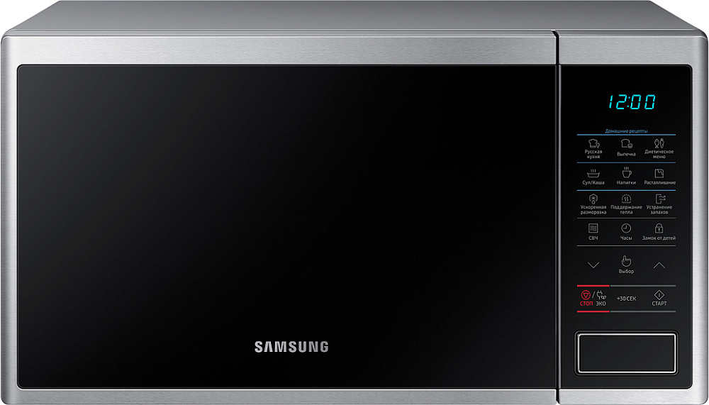 Микроволновая печь Samsung MS23J5133AT/BW, 23 л черный MS23J5133AT/BW