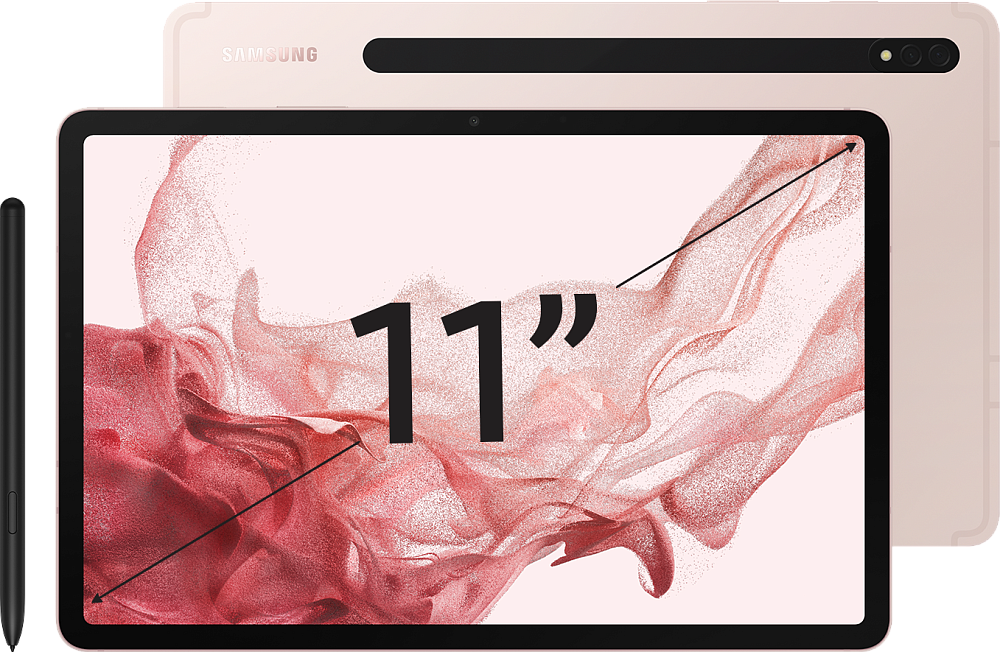 

Планшет Samsung, Розовый, Galaxy Tab S8 5G 128 ГБ розовое золото