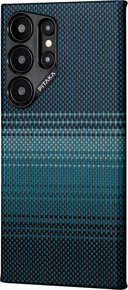 Чехол Pitaka MagEZ 4 Case для Galaxy S24 Ultra, кевлар Moonrise синий FM2401U - фото 2