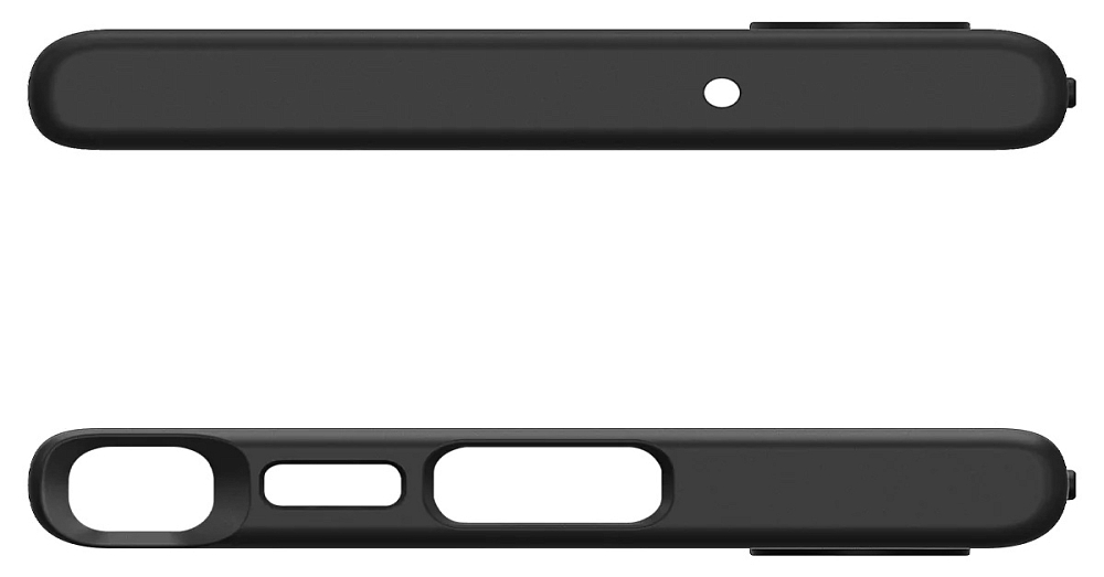 Чехол Spigen Luqiud Air Matte для Galaxy S23 Ultra, пластик черный ACS05614 - фото 5