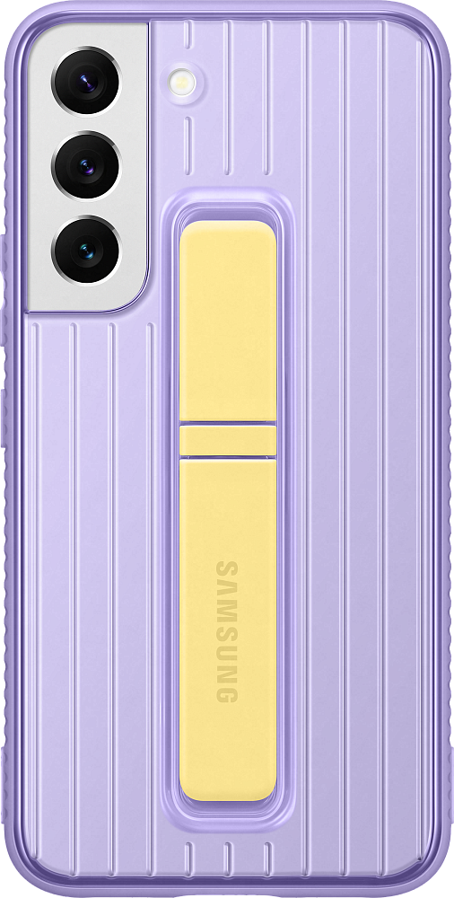 Чехол Samsung Protective Standing Cover для Galaxy S22 фиолетовый EF-RS901CVEGRU - фото 2