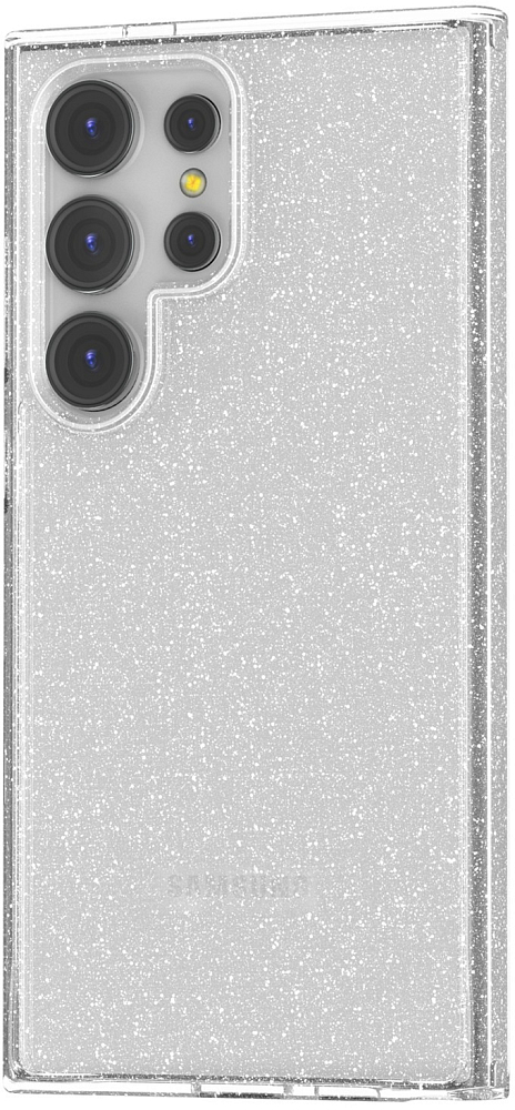Чехол Uniq LifePro Tinsel для Galaxy S24 Ultra прозрачный с блестками
