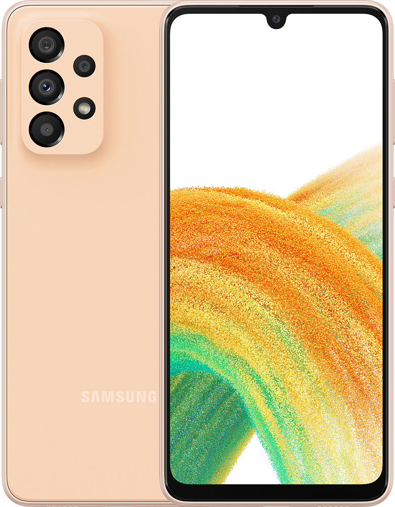 Смартфон Samsung Galaxy A33 128 ГБ оранжевый (SM-A336BZOGGLB) SM-A336BZOGGLB